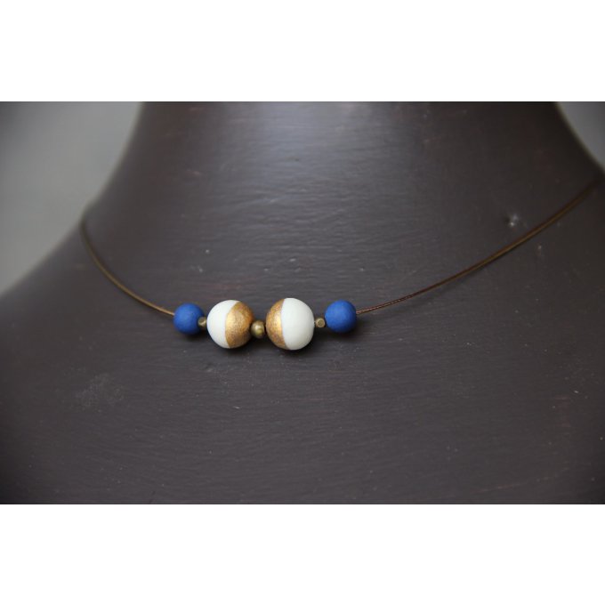 Collier ou bracelet boule colors 